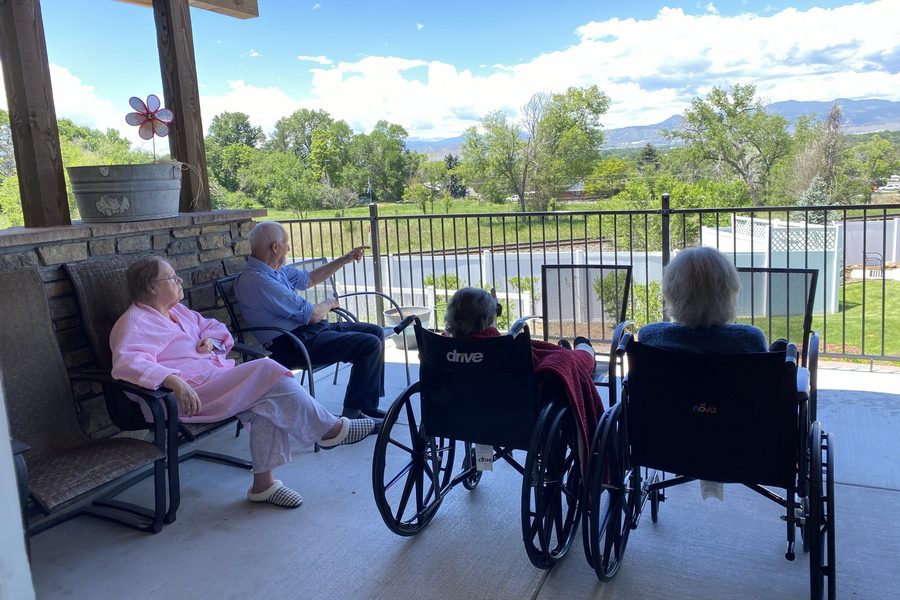 Socialization in a Memory Care Home