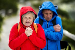 Cold temperatures on Alzheimer's patients