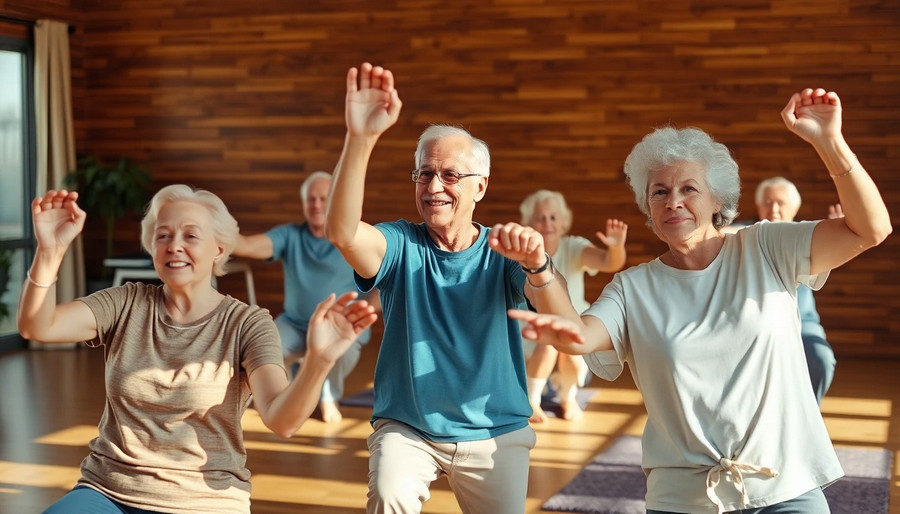 Seniors Exercising to Stay Healthy