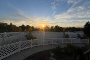 Sunset at Applewood Our House Arvada