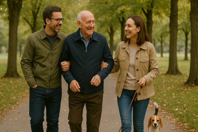 Enjoying Some Quiet Time with Our Father Who Has Memory Loss Enjoying Some Quiet Time with Our Father Who Has Memory Loss