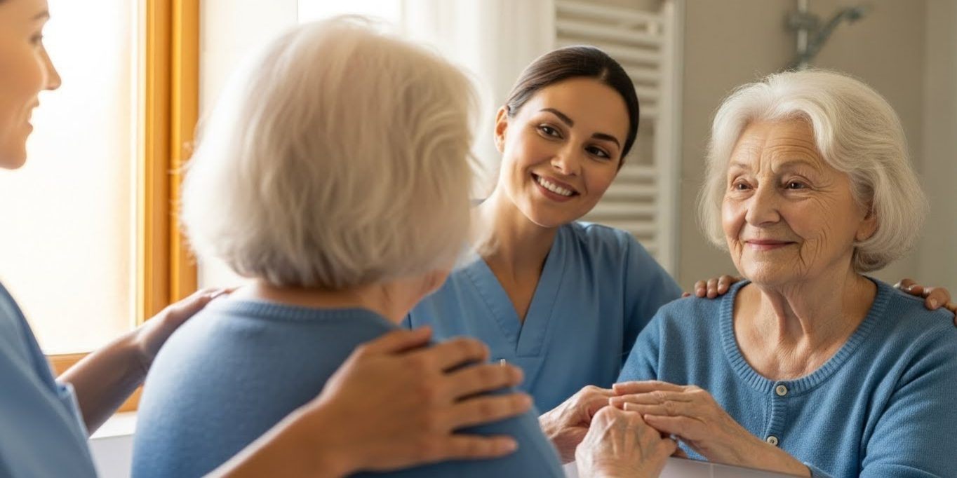 Patience and support in challenging dementia brushing Patience and support in challenging dementia brushing