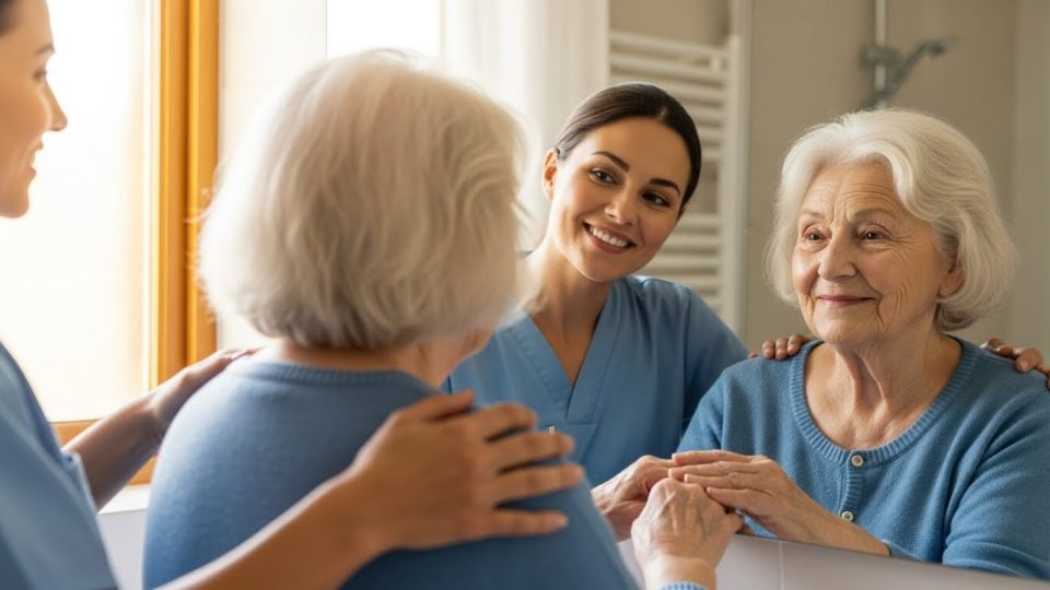 Patience and support in challenging dementia brushing Patience and support in challenging dementia brushing