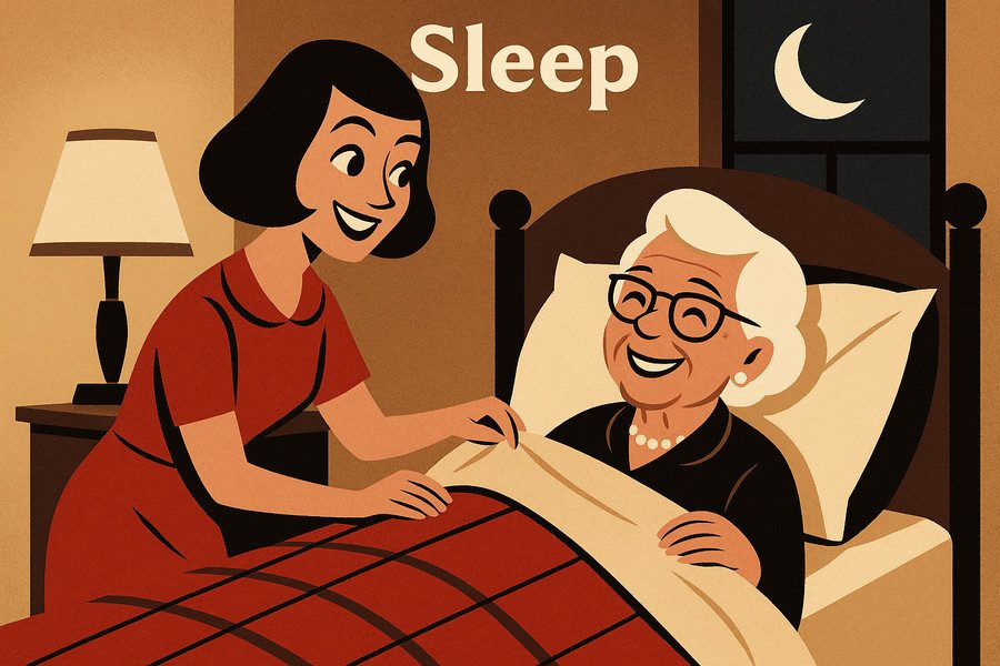 Bedtime Routines are Important for Seniors with Dementia
