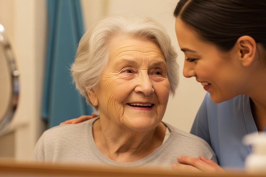 Dementia caregiver morning ritual