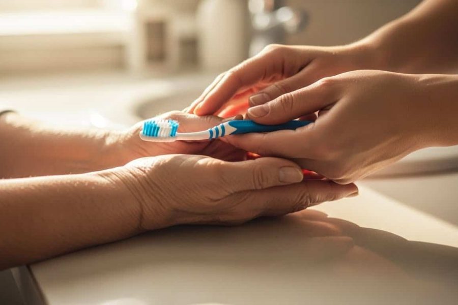 Elderly Dementia Dental Care Routine