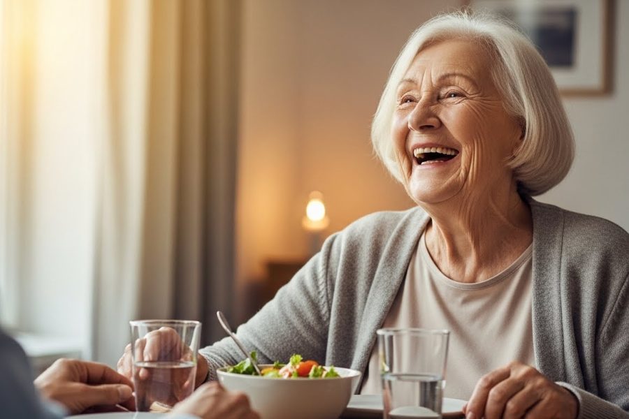 The direct impact of healthy teeth and gums on comfort, dignity, and quiet days